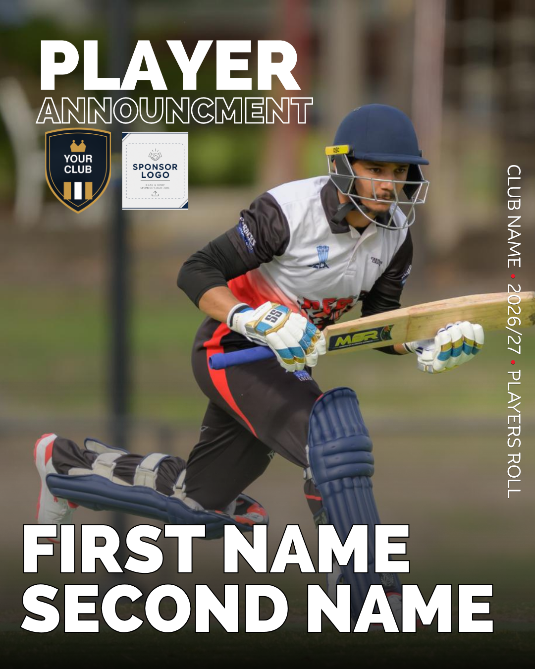Cricket Club Social Media Pack