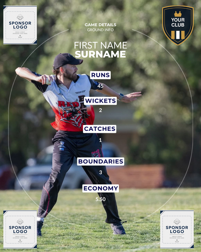Cricket Club Social Media Pack