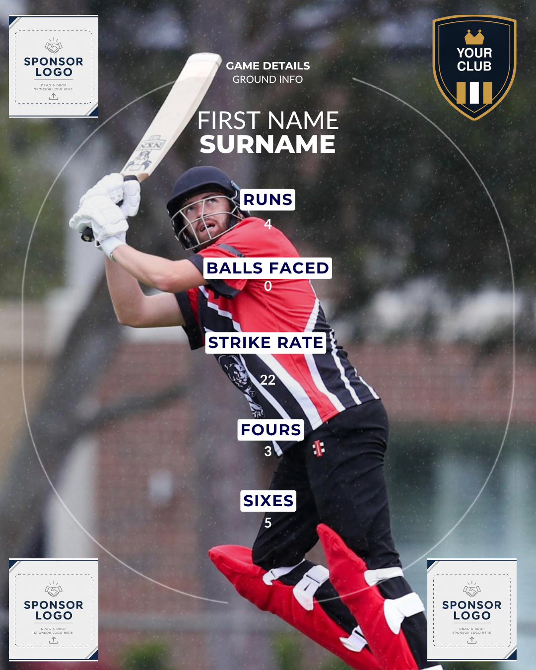Cricket Club Social Media Pack