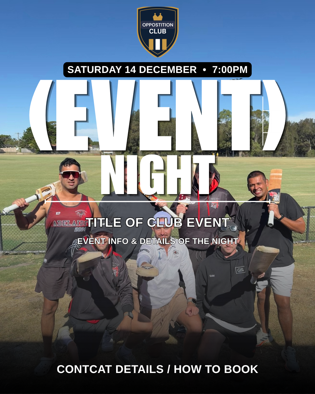Cricket Club Social Media Pack