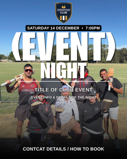 Cricket Club Social Media Pack