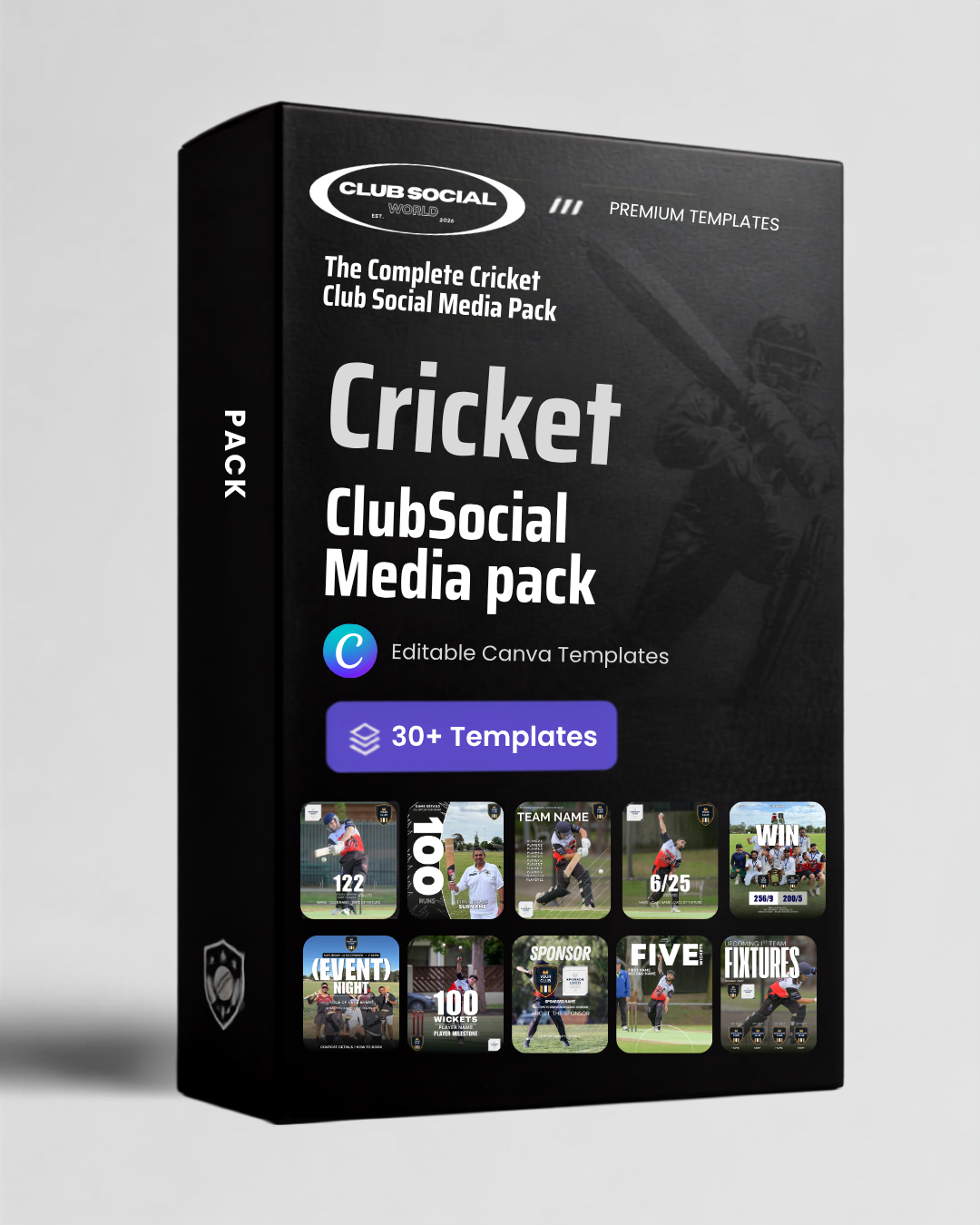 Cricket Club Social Media Pack