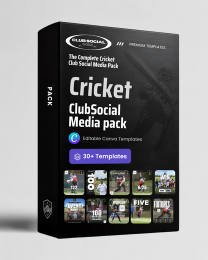 Cricket Club Social Media Pack