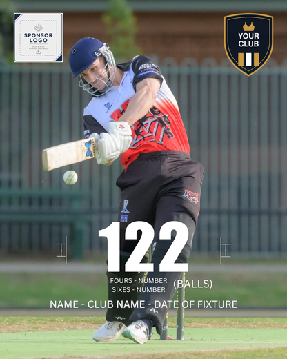 Cricket Club Social Media Pack