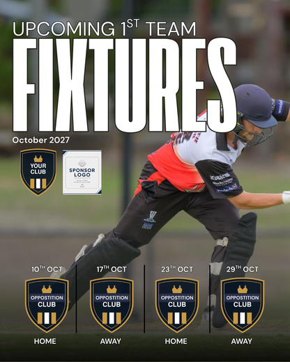 Cricket Club Social Media Pack